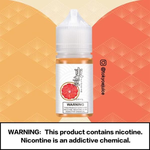 Tokyo E juice Grapefruit Saltnic 30ml - Image 5