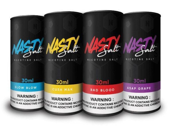 NASTY SALT NICOTINE E-LIQUID ALL FLAVORS 35MG & 50MG