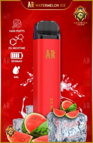 ARABISK AR 1600 PUFFS DISPOSABLE  2%  nicotine VAPE IN UAE