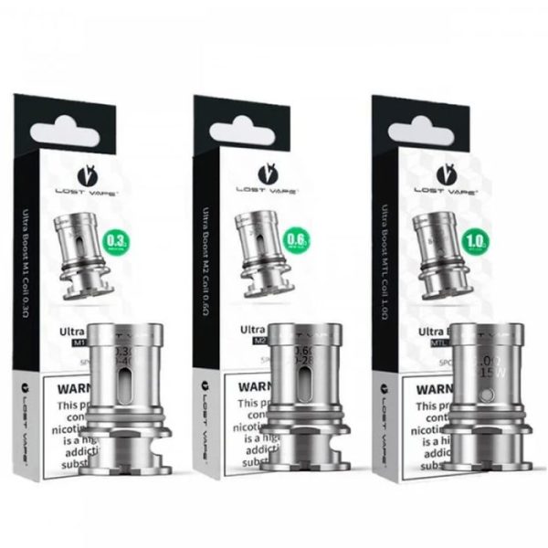 LOST VAPE – Ultra Boost Replacement Coils V2 5pcs/Pack - Image 2