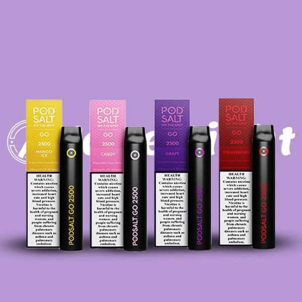 POD SALT GO DISPOSABLE 2500 PUFFS 20MG