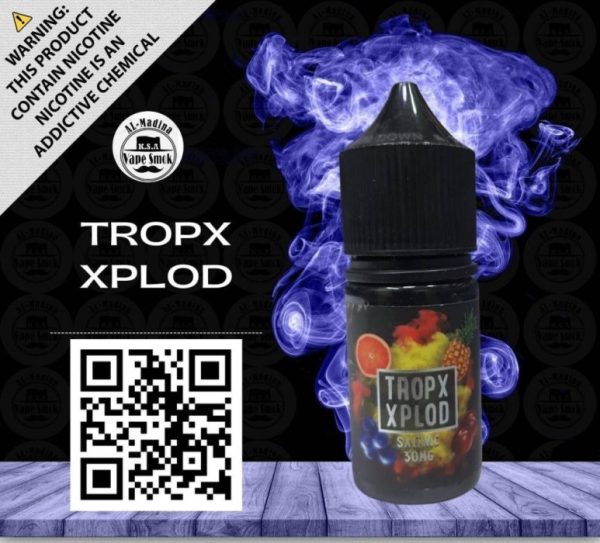 Tropx Xplod Saltnic by Sam Vapes 30ml - Image 2