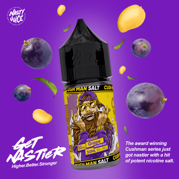 NASTY JUICE CUSHMAN MANGO GRAPE SALTNIC 30ML - Image 2