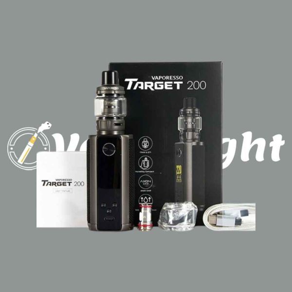 VAPORESSO TARGET 200 VAPE KIT WITH 8ML iTANK ATOMIZER. - Image 6