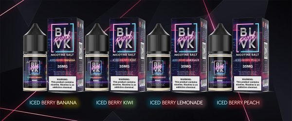 BLVK SALTNIC E-LIQUID ALL FLAVORS 35MG & 50MG. - Image 2