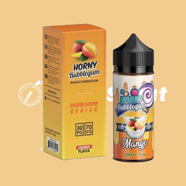 Horny Bubblegum Mango 100ml E Liquid by Horny Flava - Image 2