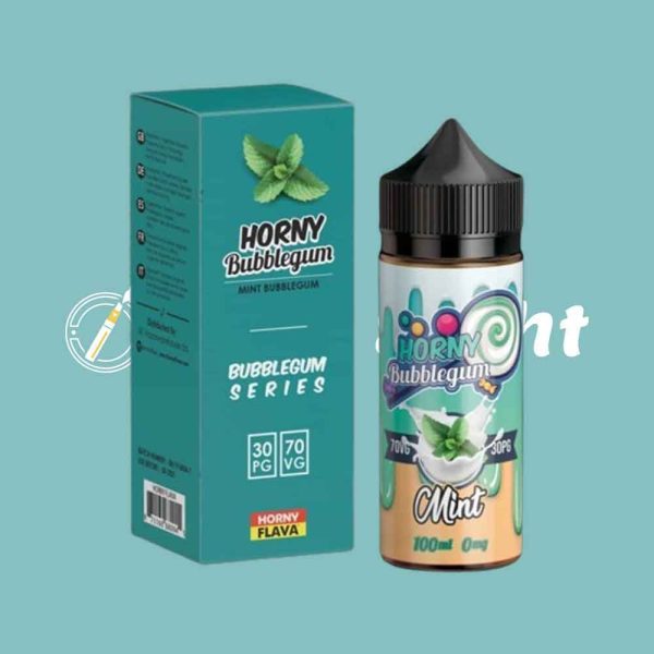 Horny Bubblegum Mint 100ml E Liquid by Horny Flava - Image 3