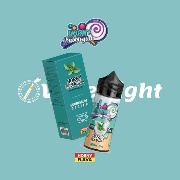 Horny Bubblegum Mint 100ml E Liquid by Horny Flava - Image 4