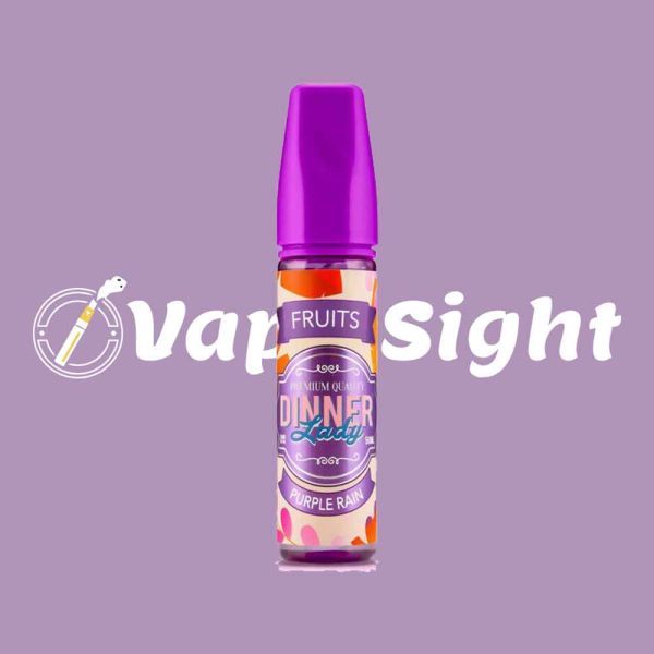 DINNER LADY FRUITS E-LIQUID PURPLE RAIN 60ML