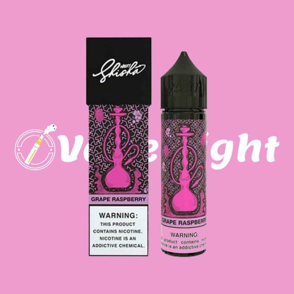 GRAPE RASPBERRY BY NASTY SHISHA E-JUICE 60ML-3M - Image 3