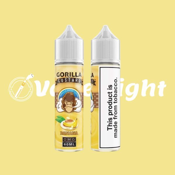 Gorilla Custard Banana 60ml E Liquid by E&B Flavor - Image 2