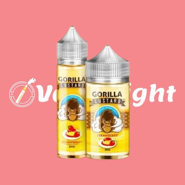 Gorilla Custard Strawberry 60 ML E Liquid by E&B Flavor