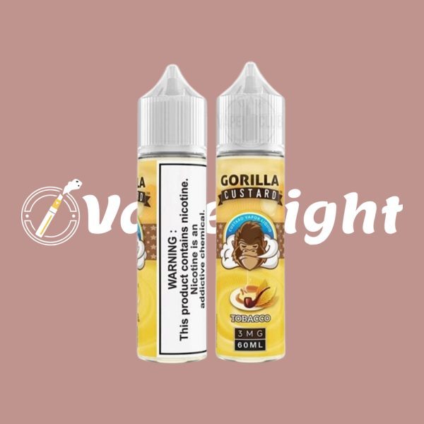 Gorilla Custard Tobacco 60ml E Liquid by E&B Flavor