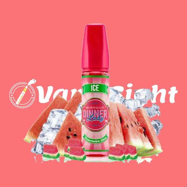 WATERMELON SLICES ICE VAPE DINNER LADY E-LIQUID 60ML