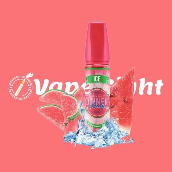 WATERMELON SLICES ICE VAPE DINNER LADY E-LIQUID 60ML