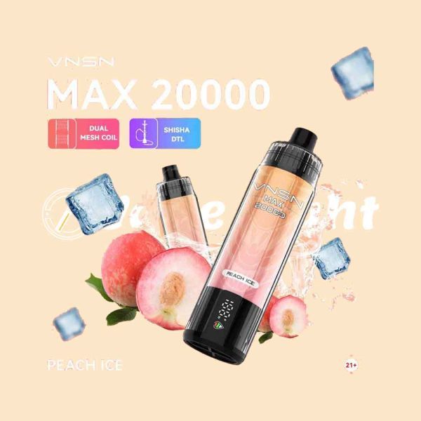 VNSN Max Shisha 20000 Puffs Disposable Vape DTL In UAE