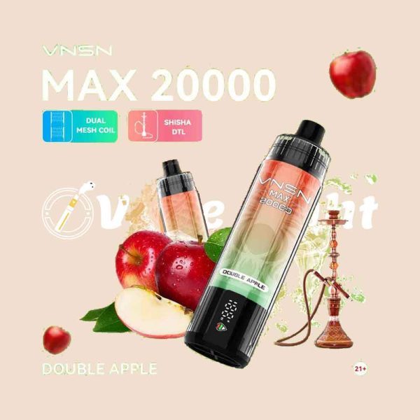 VNSN Max Shisha 20000 Puffs Disposable Vape DTL In UAE