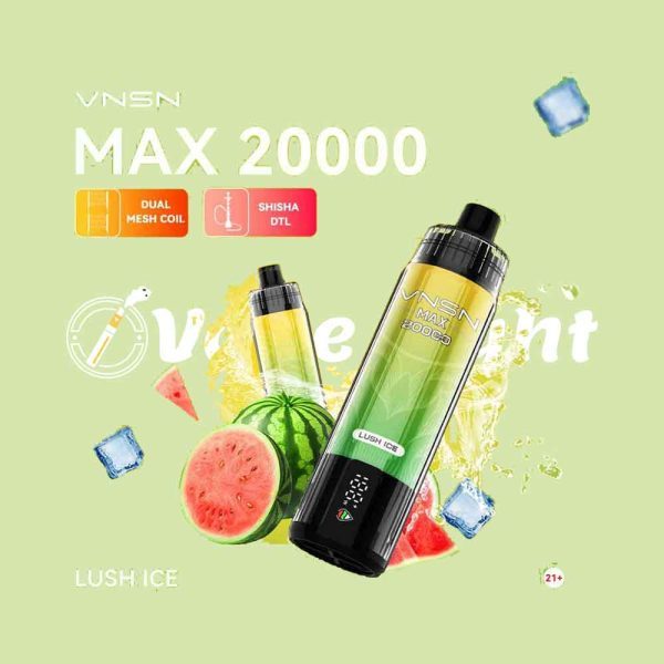 VNSN Max Shisha 20000 Puffs Disposable Vape DTL In UAE